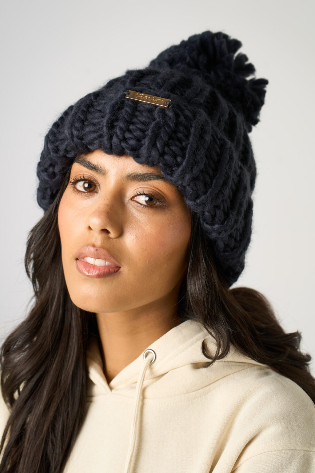 Saint Morris Oversized Knitted Beanie